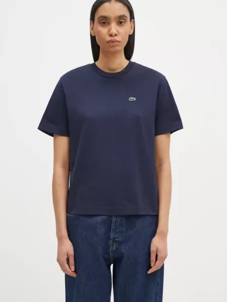 Lacoste t-shirt granatowy niebieska