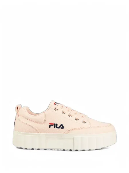 Sneakerși Fila cu platformă cu autograf roz