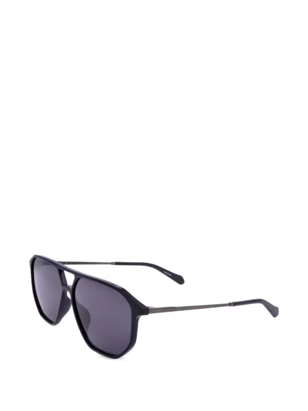 Ochelari de soare Fossil cu imprimeu geometric negru