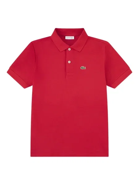 Koszulka polo dziecięca Lacoste czerwona