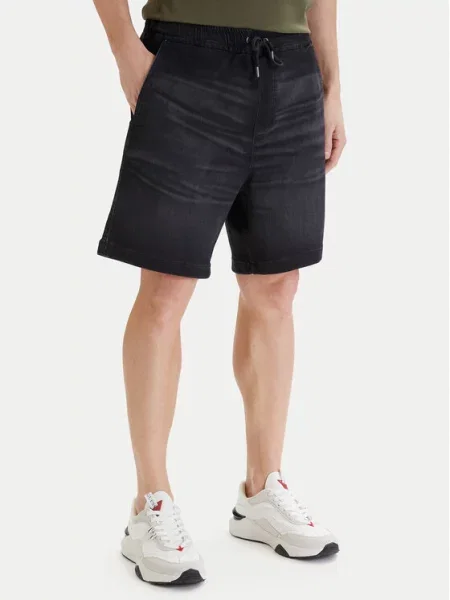 Guess Jeans Jeans kratke hlače črna