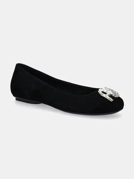 Велурени балеринки Furla Ballet Ballerina черно