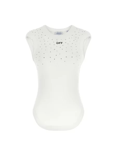 Top Off-white biały