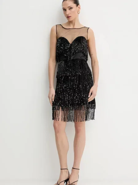 Сукня Bardot mini пряма чорний