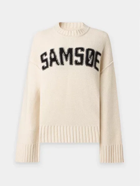Samsøe Samsøe Svetr SAKEIKU režná černá