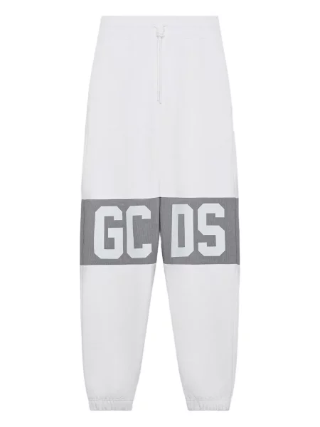 Pantaloni de trening Gcds cu imagine alb
