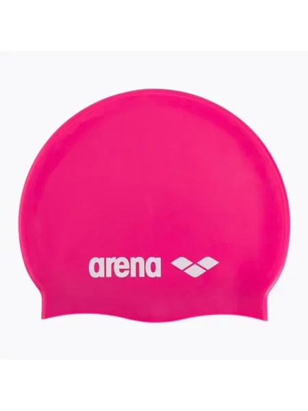 Șapcă de înot pentru copii ARENA Classic Silicone Pink roz