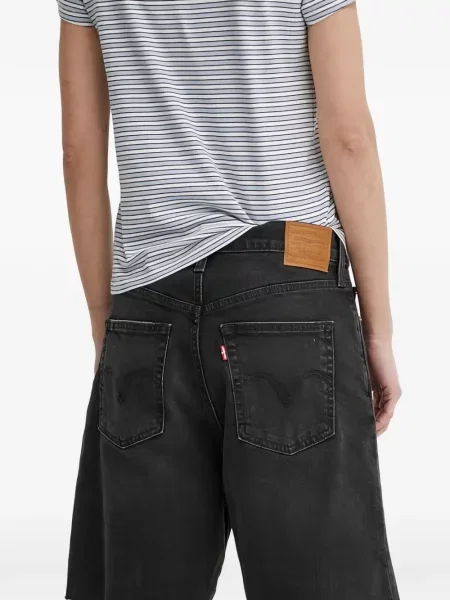 Слаб широки дънки Levi's® с принт синьо