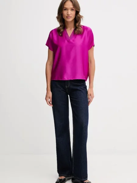 Блузка Joseph Ribkoff однотонна фіолетовий
