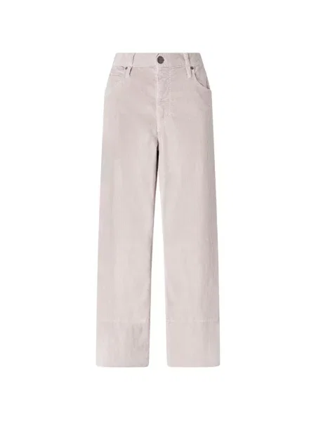 Cu centură pantaloni Pinko de catifea cord