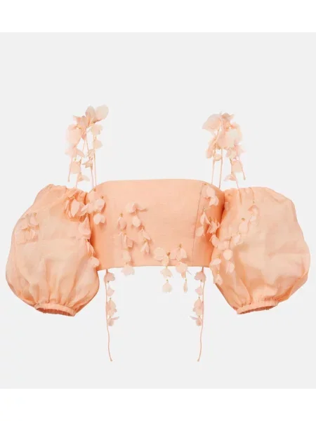 Cropp top Zimmermann de in roz