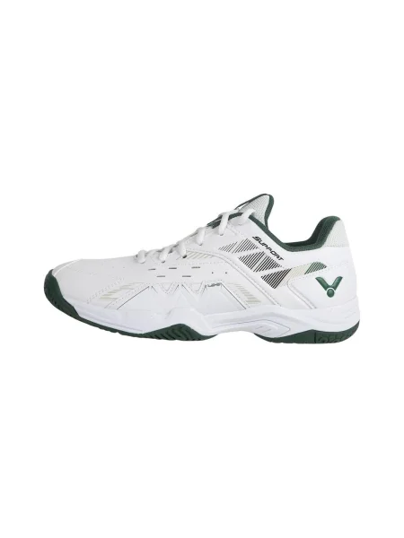 Pánske bedmintonové topánky VICTOR AG bright white/hunter green biela
