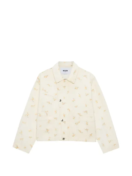 Geacă de blugi Msgm cu model floral
