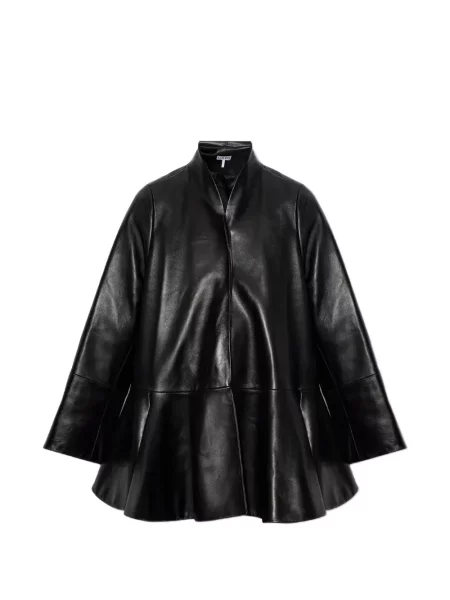 Palton Loewe din piele negru