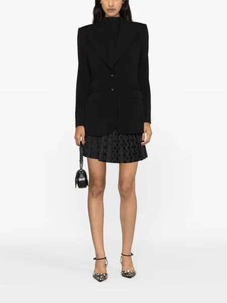 Vienakrūtis švarkas Dolce & Gabbana juoda