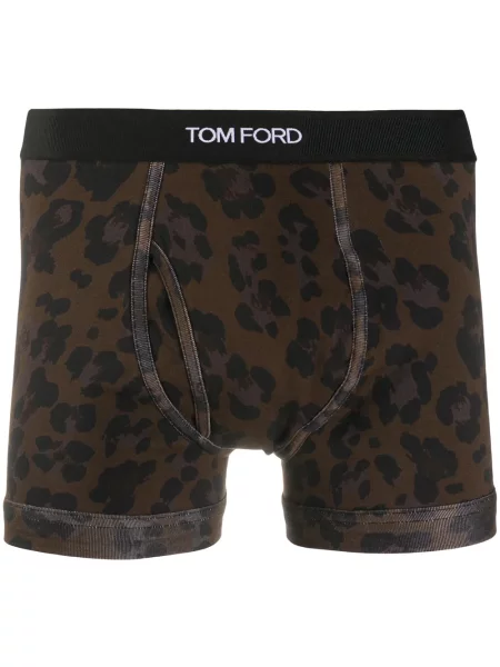 Boxeri Tom Ford cu imagine cu model leopard negru