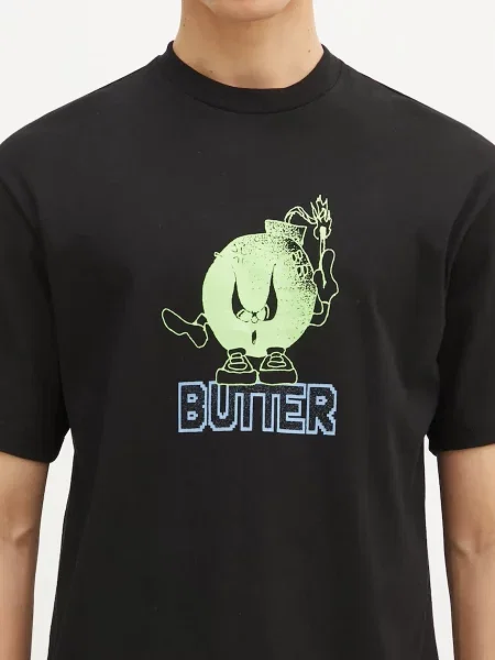 Футболка Butter Goods с принтом черная
