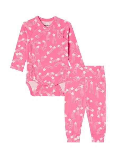 Gyerek body Mini Rodini rózsaszín