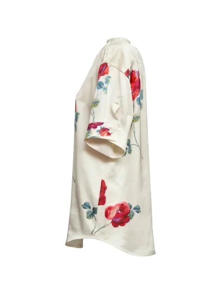 Bluză N°21 cu model floral cu imagine scurtă
