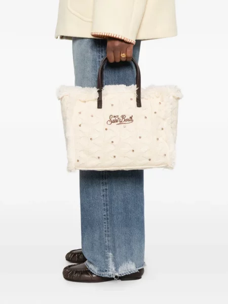 Geantă shopper Mc2 Saint Barth tricotate