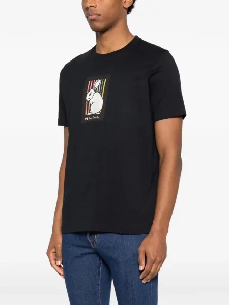 Tricou Ps Paul Smith cu imagine albastru