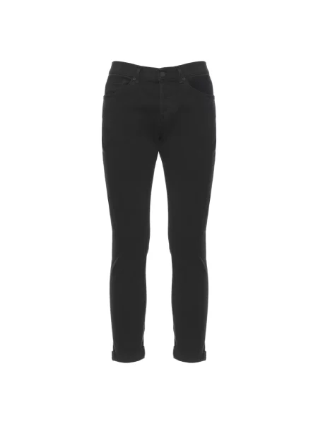 Skinny jeansy skinny Dondup czarne