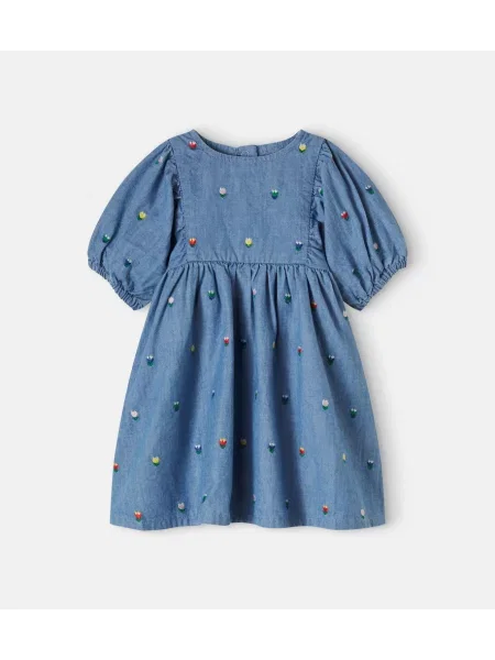 Džinsinė suknelė Stella Mccartney mėlyna