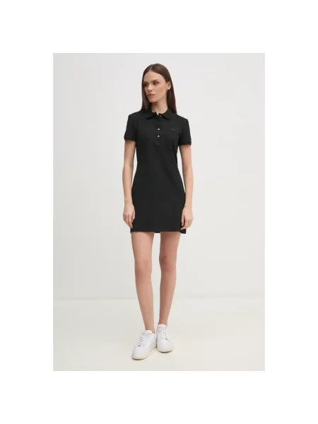 Krótka sukienka Lacoste czarna