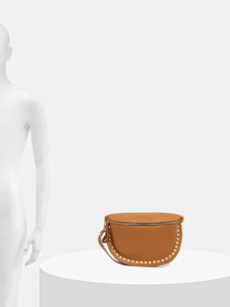 Кожаная сумка Answear.lab коричневая