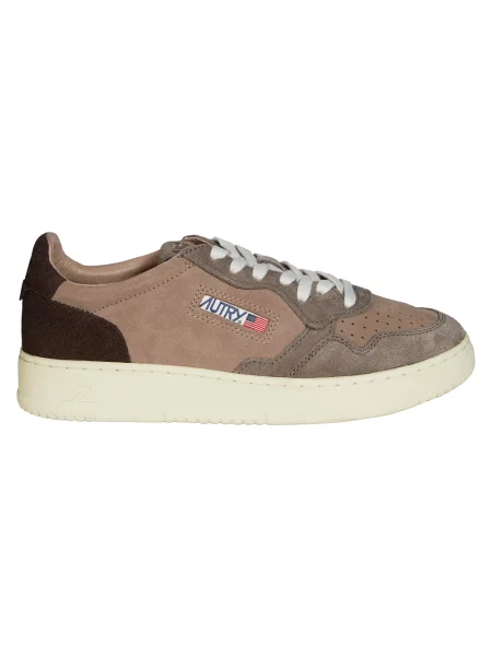 Sneakersy Autry zamszowe beżowe