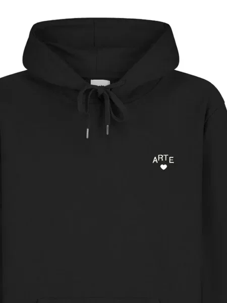 Суичър с качулка Arte Antwerp с принт с връзки черно