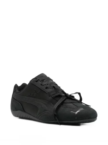 Sneakerși Puma cu funde negru