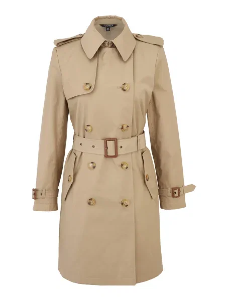 Lauren Ralph Lauren Petite Palton de primăvară-toamnă ecru