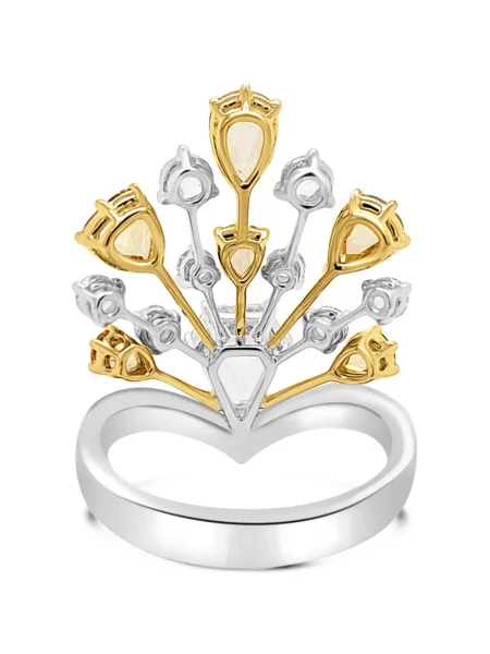 Cocktail inel Hyt Jewelry argintiu