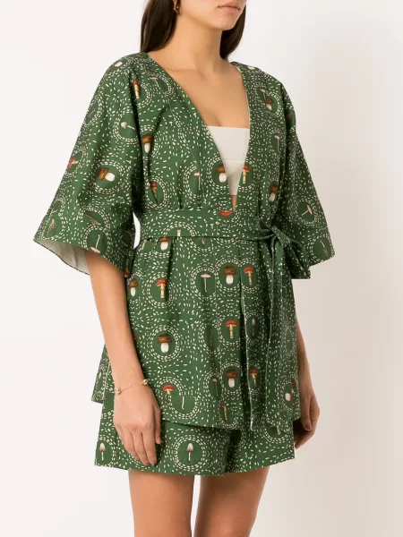 Top Olympiah z nadrukiem zielony