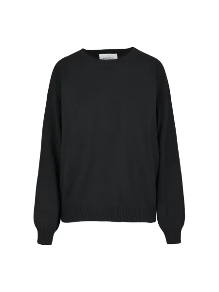 Sweter Ballantyne z okrągłym dekoltem czarny