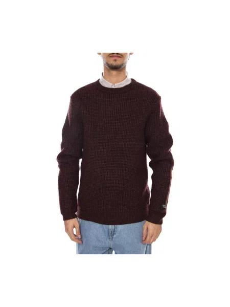 Sweter Levi's wełniany brązowy