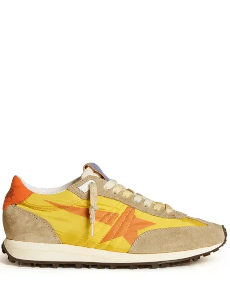 Sneakerși Golden Goose cu imagine galben
