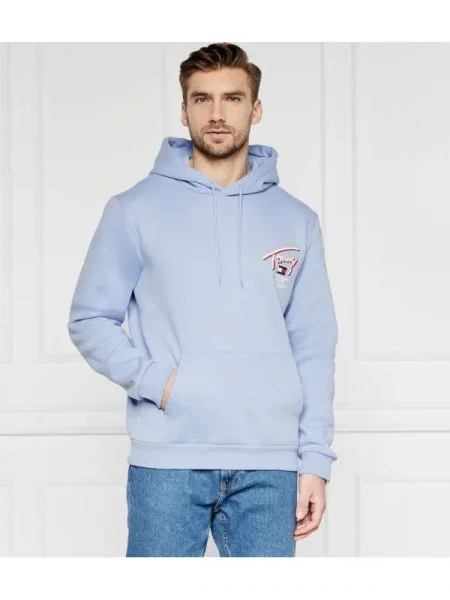 Tommy Jeans Hanorac 3D STREET albastru