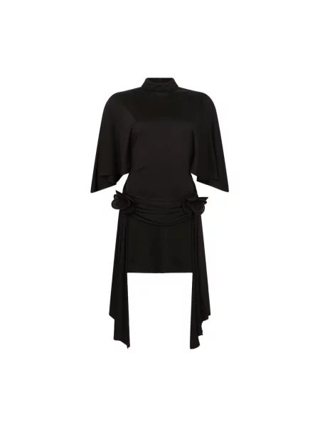 Sukienka mini David Koma koronkowa czarna