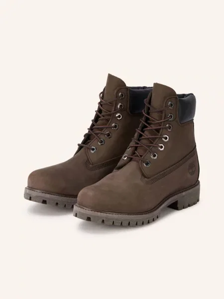 Šněrovací kotníkové boty Timberland černé