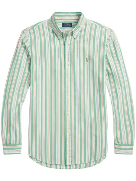 Αρκουδάκι polo Polo Ralph Lauren υφαίνω διαγωνίως με σχέδιο μπλε