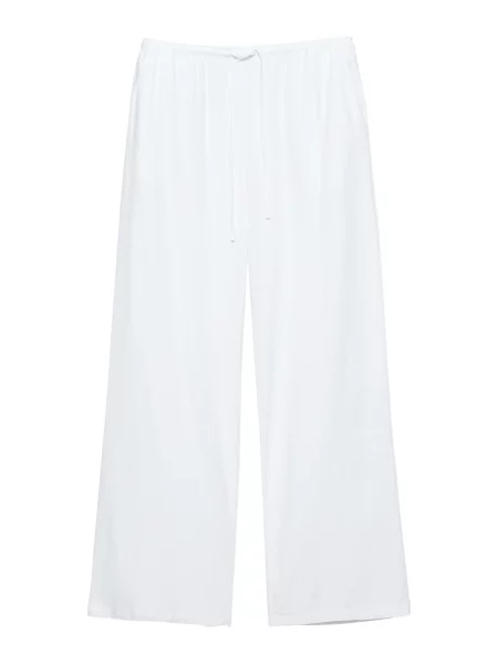 Pull&Bear Pantaloni alb