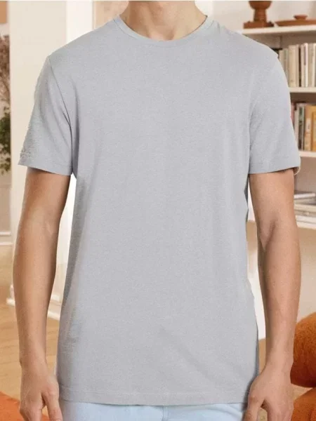 Sinsay koszulka z krótkim rękawem szary