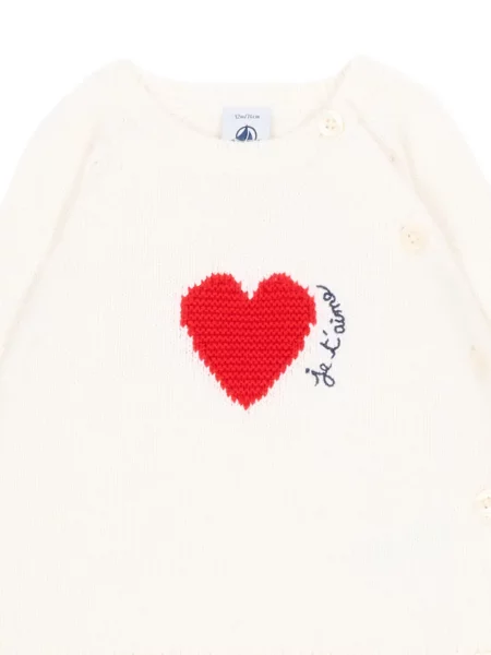 Spodnie dziecięce Petit Bateau białe