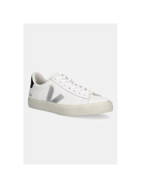 Sneakers Veja Campo Leather White/ Silver/ Black EUR 36 białe