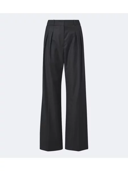 Pantaloni Loulou De Saison de lână gri