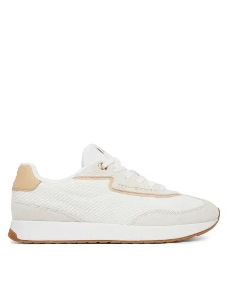 Sneakers Tommy Hilfiger Th Retro Runner Mix alb