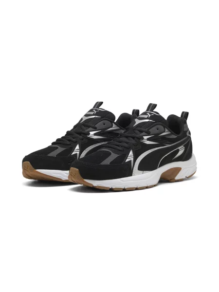 PUMA Sneakersy unisex Milenio Tech Buty Czarny/Silver/Dusky Szary 44 czarne