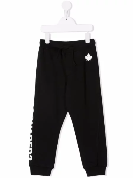 Spodnie dziecięce Dsquared2 czarne